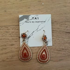 Cute Orange Drop Earrings